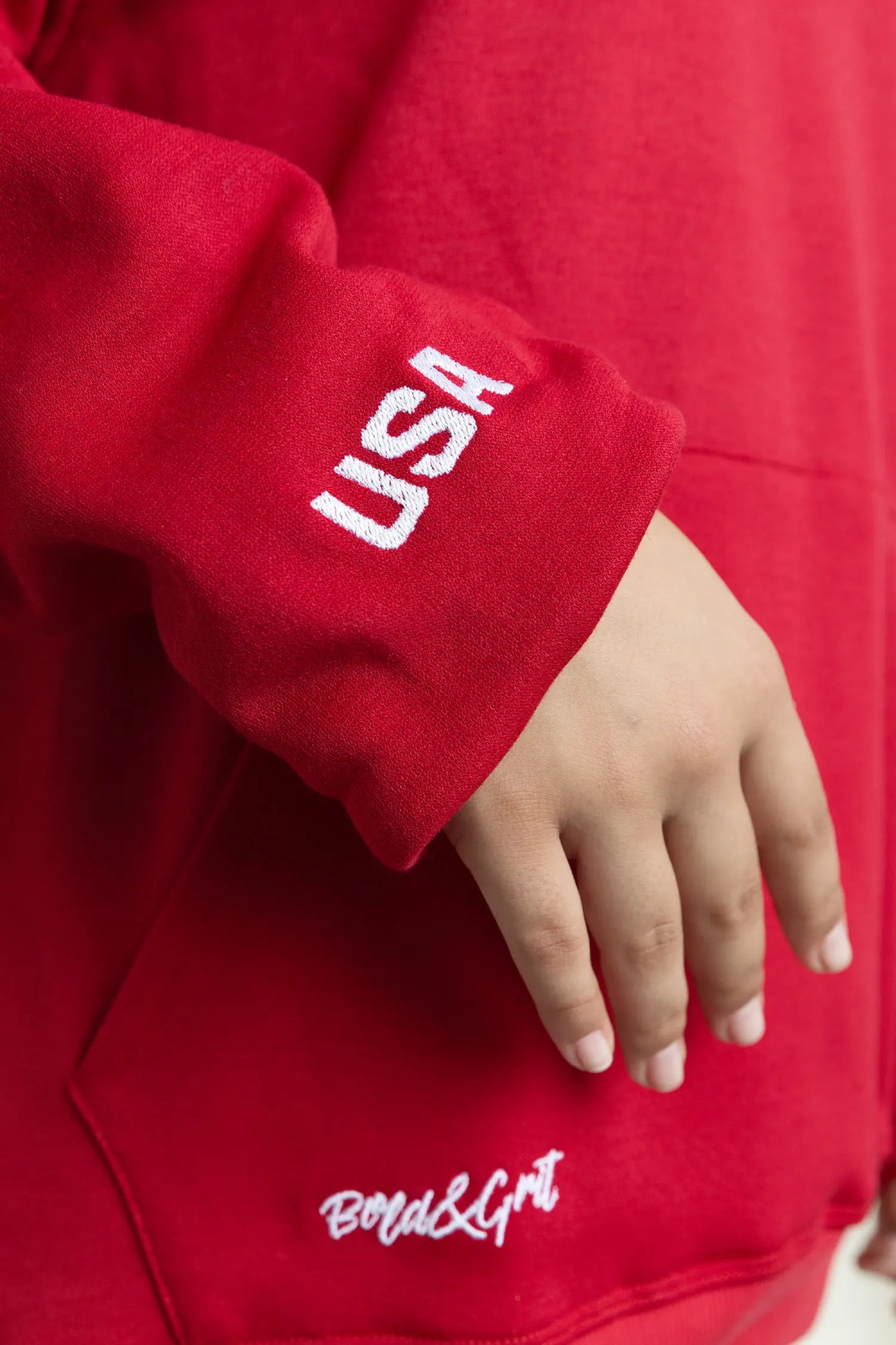 Red Hoodie USA