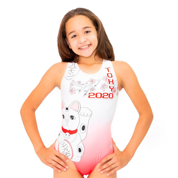 Tokyo Themed Tank Leotard | Japan Leotard | Bold&Grit