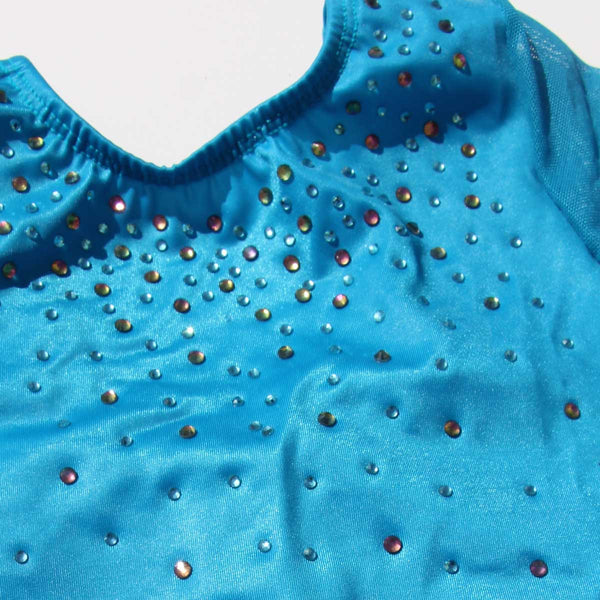 HOPE - LONG SLEEVE TURQUOISE LEOTARD